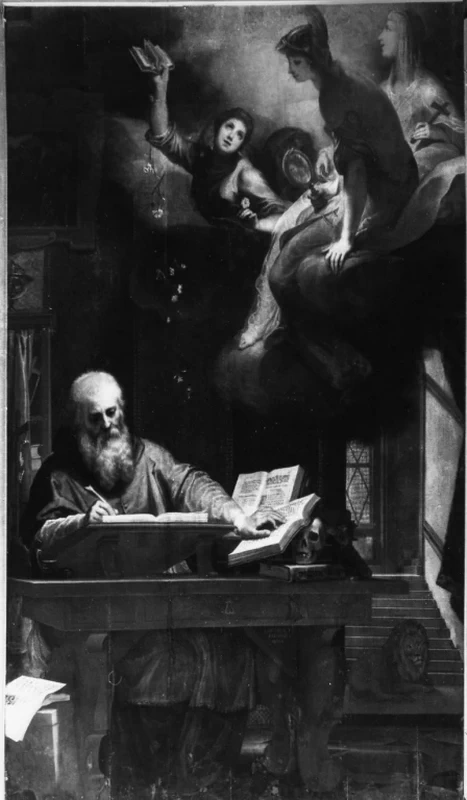 San Girolamo traduce la Bibbia - Roma
